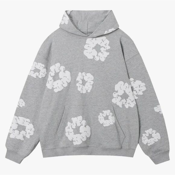 Flower poof Graphic Hoodie Y2K - Picture 1 of 4